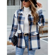 チェックシャツジャケットsfde286